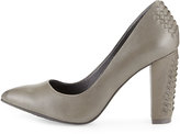 Thumbnail for your product : Elliott Lucca Janette Woven Leather Pump, Smoke
