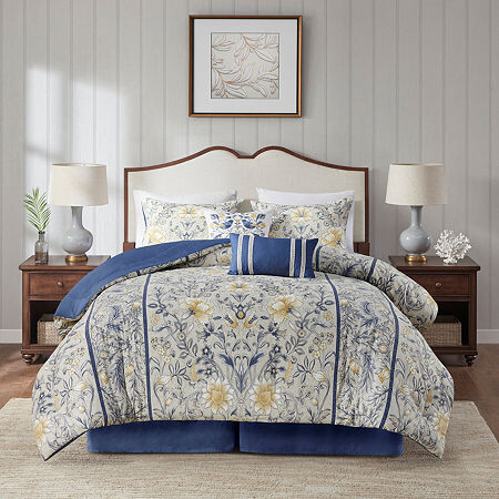 Harbor House Livia 6-pc. Floral Midweight Comforter Set