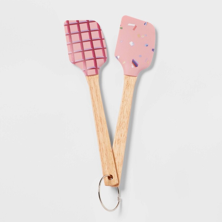 https://img.shopstyle-cdn.com/sim/a4/6a/a46ad4572c233373470798c2b5d0eef2_best/2pk-silicone-spatulas-with-wood-handles-pink-opalhousetm.jpg
