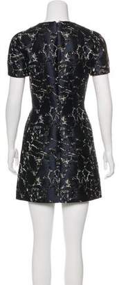 Balenciaga Silk-Blend Mini Dress