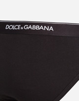 Thumbnail for your product : Dolce & Gabbana Bi-Pack Mid Briefs In Stretch Cotton
