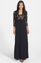 Thumbnail for your product : Alex Evenings Alex Evening Sequin Lace Empire Waist Gown with Bolero