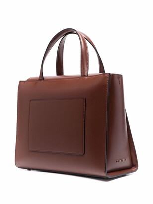 Orciani Liberty leather tote bag