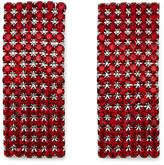 Thumbnail for your product : Alessandra Rich Rectangular Ruby Earrings