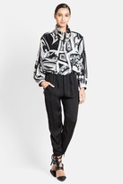 Thumbnail for your product : Emilio Pucci Print Silk Bomber Jacket