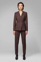 Thumbnail for your product : BOSS Regular-fit trousers in Italian stretch-virgin-wool