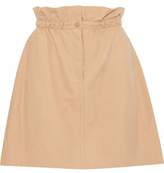 Thumbnail for your product : Nina Ricci Gathered Cotton Mini Skirt