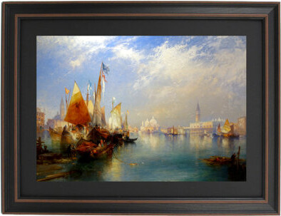 Vault W Artwork Grand Canal Venice By Thomas Moran