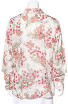 Thumbnail for your product : Tory Burch Floral Print Long Sleeve Top