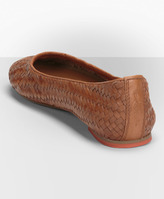 Thumbnail for your product : Levi's Braided Leather Ballerina Flats