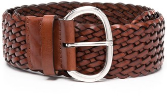 Orciani Braided Leather Belt