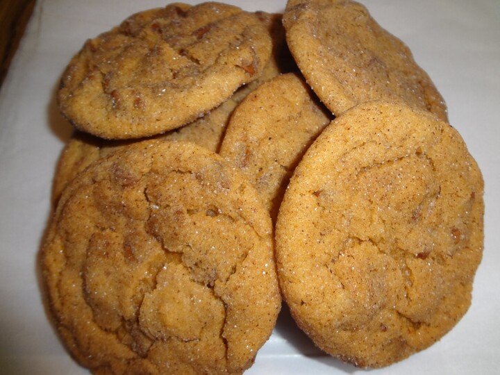 Etsy Homemade Pumpkin Snickerdoodles With Cinnamon Chips | 3 Dozen