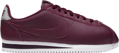 burgundy nike cortez