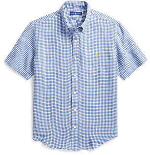Polo Ralph Lauren Plaid Linen Sport Shirt
