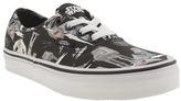 Thumbnail for your product : Vans womens black & grey authentic trainers
