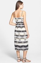 Thumbnail for your product : Vince Camuto 'Linear Echoes' Print Midi Dress (Petite)