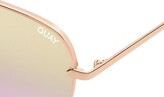 Thumbnail for your product : Quay High Key 51mm Aviator Sunglasses