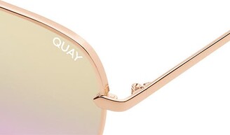 Quay High Key 51mm Aviator Sunglasses