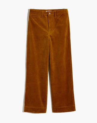 Madewell Slim Emmett Wide-Leg Crop Pants: Corduroy Edition