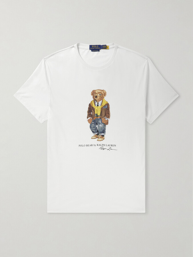Polo Ralph Lauren Slim-Fit Bear Cotton-Jersey T-Shirt