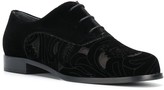 Thumbnail for your product : Emporio Armani Floral Cut-Out Lace-Up Shoes