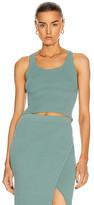 Thumbnail for your product : Jonathan Simkhai Cecilia Crop Top in Blue