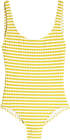 Swimwear-solid striped the anne marie swimsuit
