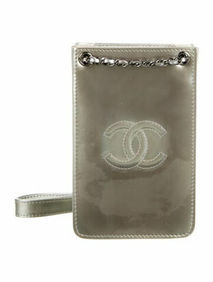 Chanel Cc Crossbody Phone Holder Grey Shopstyle Shoulder Bags
