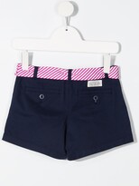 Thumbnail for your product : Ralph Lauren Kids Belted Cotton-Blend Shorts