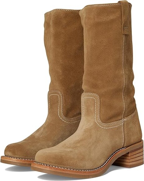 Frye Campus 12R Women's Boots Tan Buck : 6 B - Medium, Leather