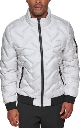 DKNY Men's Welded Quilted Bomber Jacket - ShopStyle