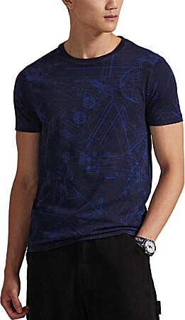 Polo Ralph Lauren Blue Camo Short Sleeve T-Shirt