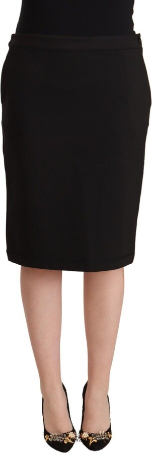 Gianfranco Ferre Straight Pencil Cut Knee Length Women's Skirt