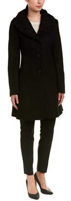 T Tahari Abigail Wool-blend Coat
