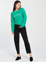 Thumbnail for your product : Whistles Friday Logo Sweatshirt