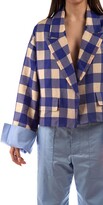 Thumbnail for your product : Jejia Women's Blue Cotton Blazer