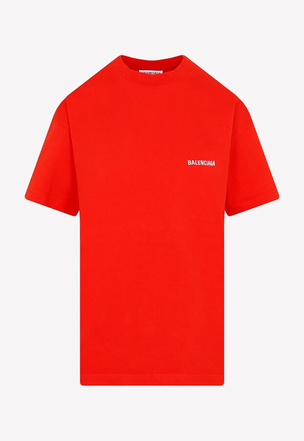Balenciaga Red Women's T-shirts | Shop the world's largest 