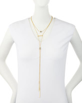 Thumbnail for your product : Fragments for Neiman Marcus Layered Y-Drop Choker Necklace w/ Crystal Pave