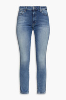 Thumbnail for your product : AG Jeans Prima faded low-rise skinny jeans