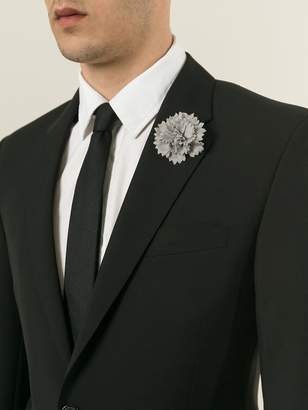 Lanvin carnation flower tie pin