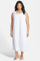 Thumbnail for your product : Eileen West 'Capri' Cotton Lawn Nightgown (Plus Size)