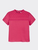 Thumbnail for your product : Tommy Hilfiger Lightweight Broderie Anglaise Short Sleeve Blouse