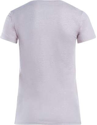 Majestic Filatures Pink And Silver Lurex T-shirt