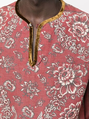 Visvim Flower-Print Long-Sleeve Shirt