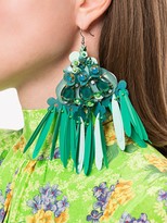 Thumbnail for your product : Biyan Long Paillette Earrings