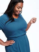 Thumbnail for your product : Old Navy Back-Slit Plus-Size Midi