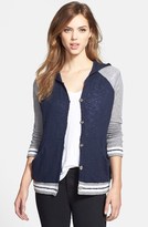 Thumbnail for your product : Nordstrom Wit & Wisdom Baseball Sweater Jacket Exclusive)