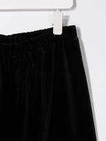 Thumbnail for your product : Il Gufo velvet capri trousers