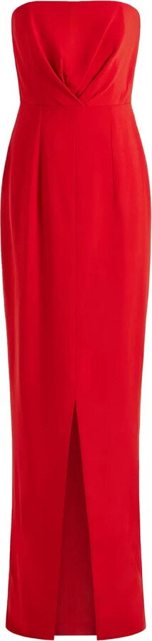 16Arlington Aeta strapless-belted maxi dress