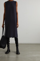 Thumbnail for your product : The Row Essentials Mirna Crepe Midi Dress - Navy
